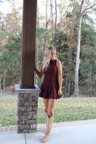 Wine Night Mini Dress