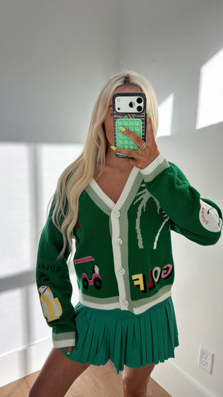 Par Tee Time Cardigan