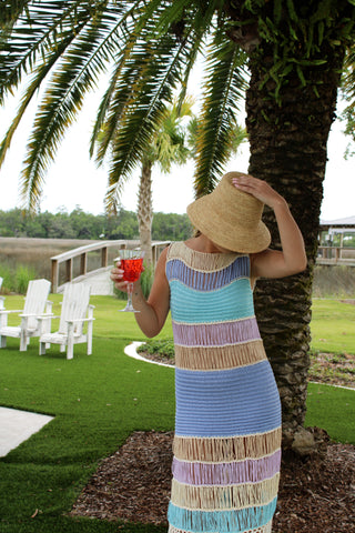 Hurley Crochet Maxi Dress