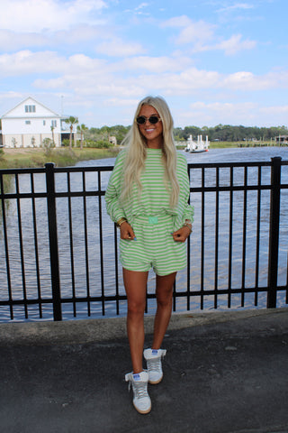 Silva Stripe Set - lime