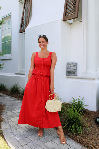 Rory Scalloped Skirt Set