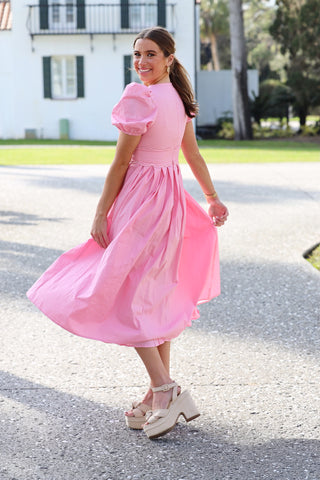 Spinola Scallop Midi Dress