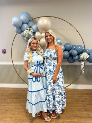 Sable Scalloped Midi Dress