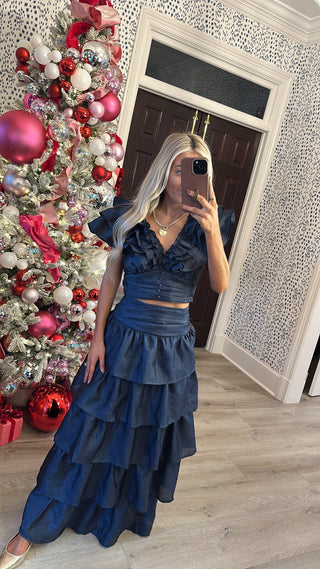 Champagne Toast Skirt Set