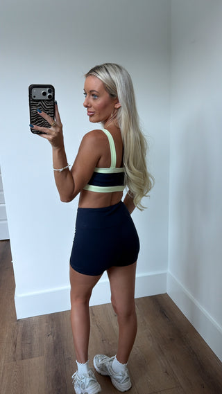 Biker Shorts- Navy