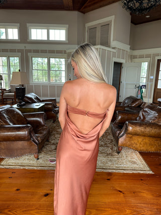 Carly Cowl Back Midi
