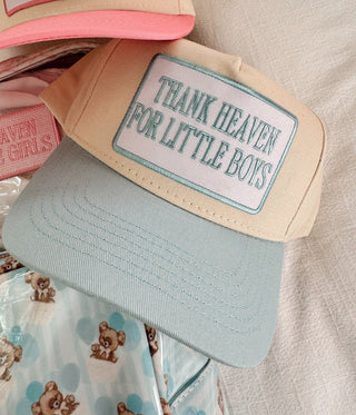 Thank Heaven for little boys- Trucker Hat