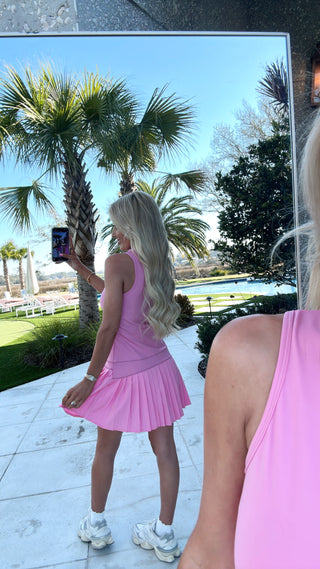 Penelope Pleated Active Dress