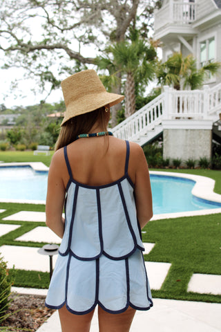 Seaside Scalloped Skirt Set