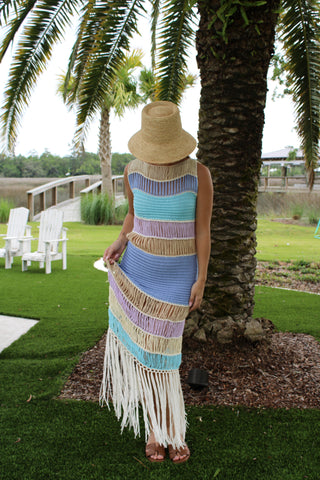 Hurley Crochet Maxi Dress