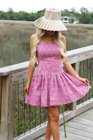 Sylvie Pink Mini Dress