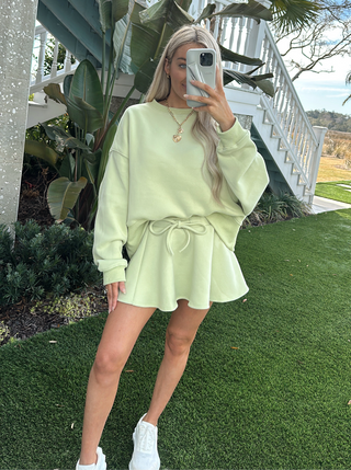 Seraphina Skort Set- Sage Green