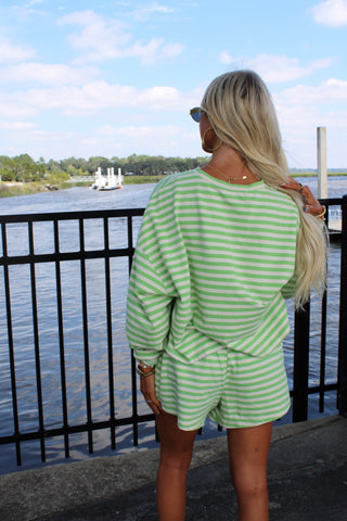 Silva Stripe Set - lime