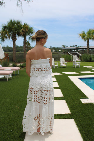 Tini Eyelet Skirt Set