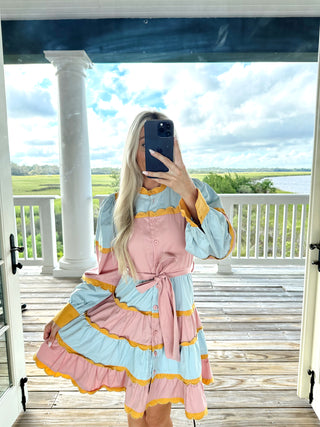 Bridgerton Button Down Dress