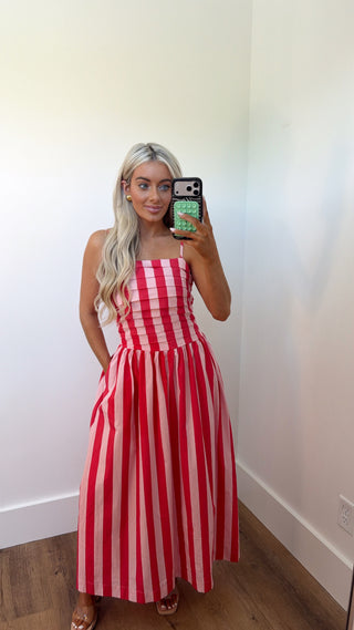 Cabana Stripe Midi