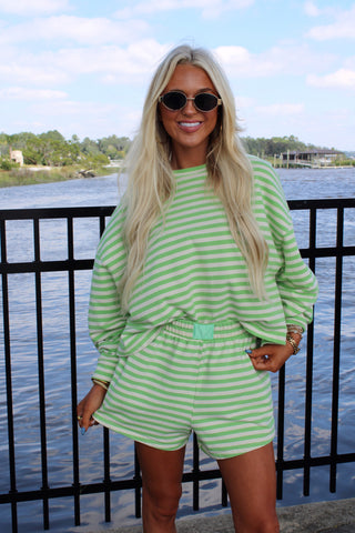 Silva Stripe Set - lime