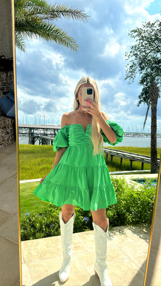 Off the Shoulder Mini Dress