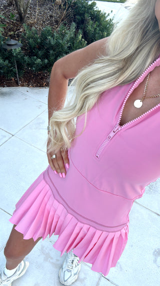 Penelope Pleated Active Dress