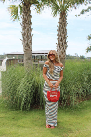 Ellie Striped Skirt Set