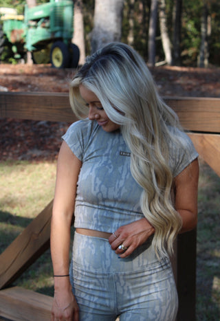 TRIBE RIBBED TEE- BOTTOMLAND