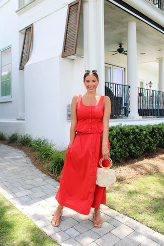 Rory Scalloped Skirt Set