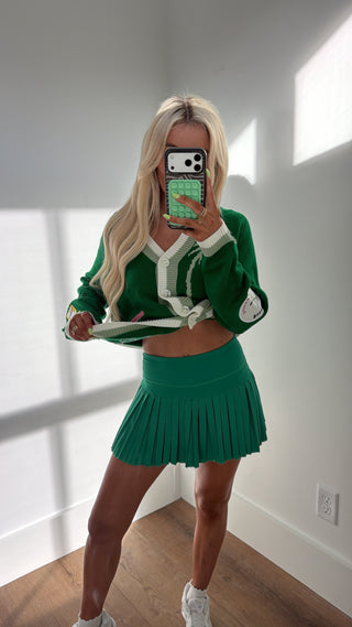 School Girl Style Athletic Skirt