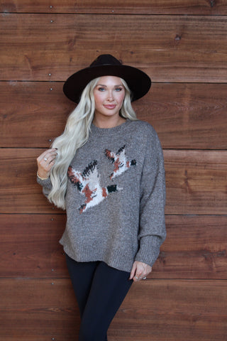 Green Head Duck Sweater