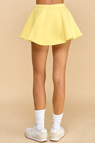 Seraphina Skort Set- Yellow