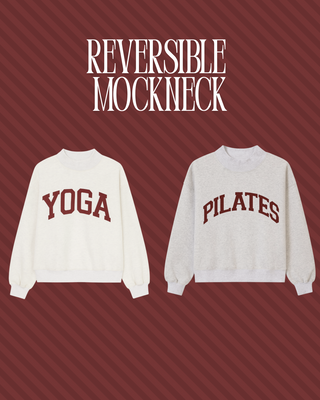 Reversible Pilates/ Yoga Mockneck