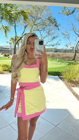 Strawberry Lemonade Skirt Set