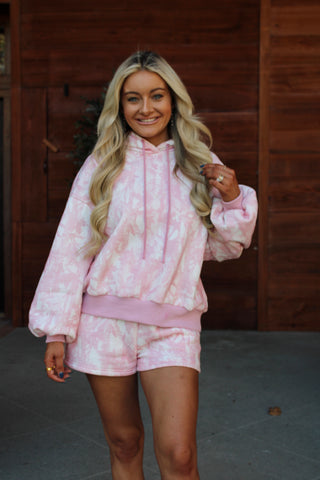 PINK Camo Short Set