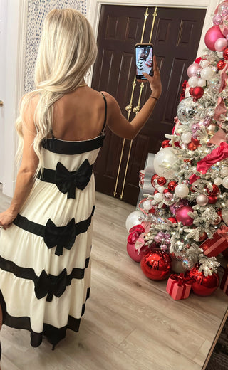 Nutcracker Tiered Midi Dress