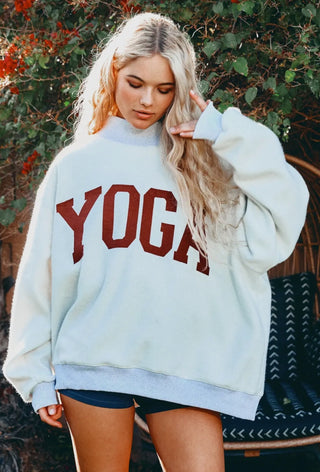 Reversible Pilates/ Yoga Mockneck