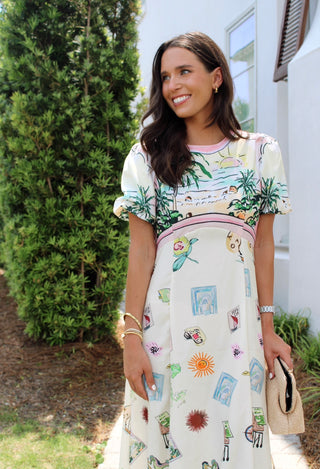 Sunset Midi Dress