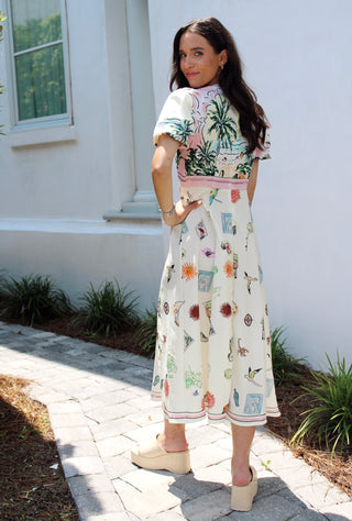 Sunset Midi Dress