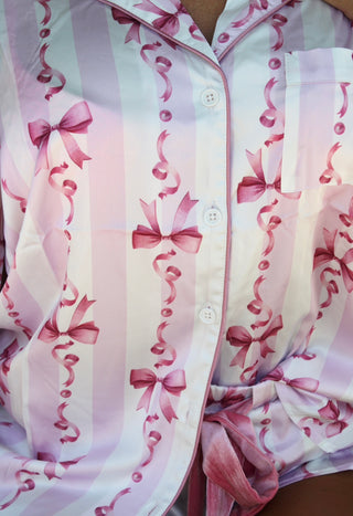 Coquette Satin Pajama Set